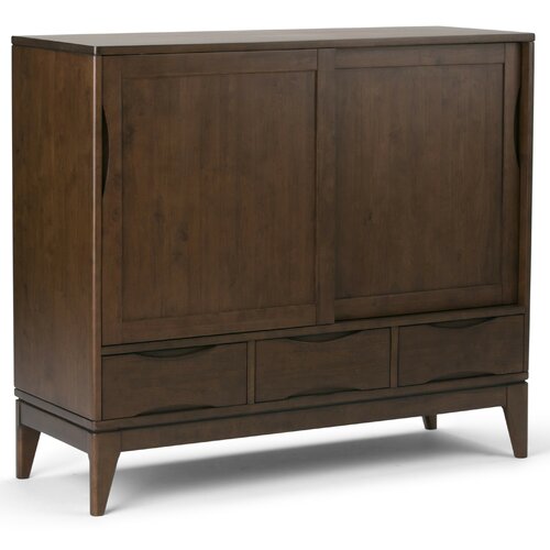 Wade Logan Agla Solid Wood Accent Cabinet Reviews Wayfair